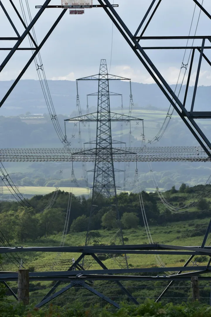 Energy and utilities control room with video wall