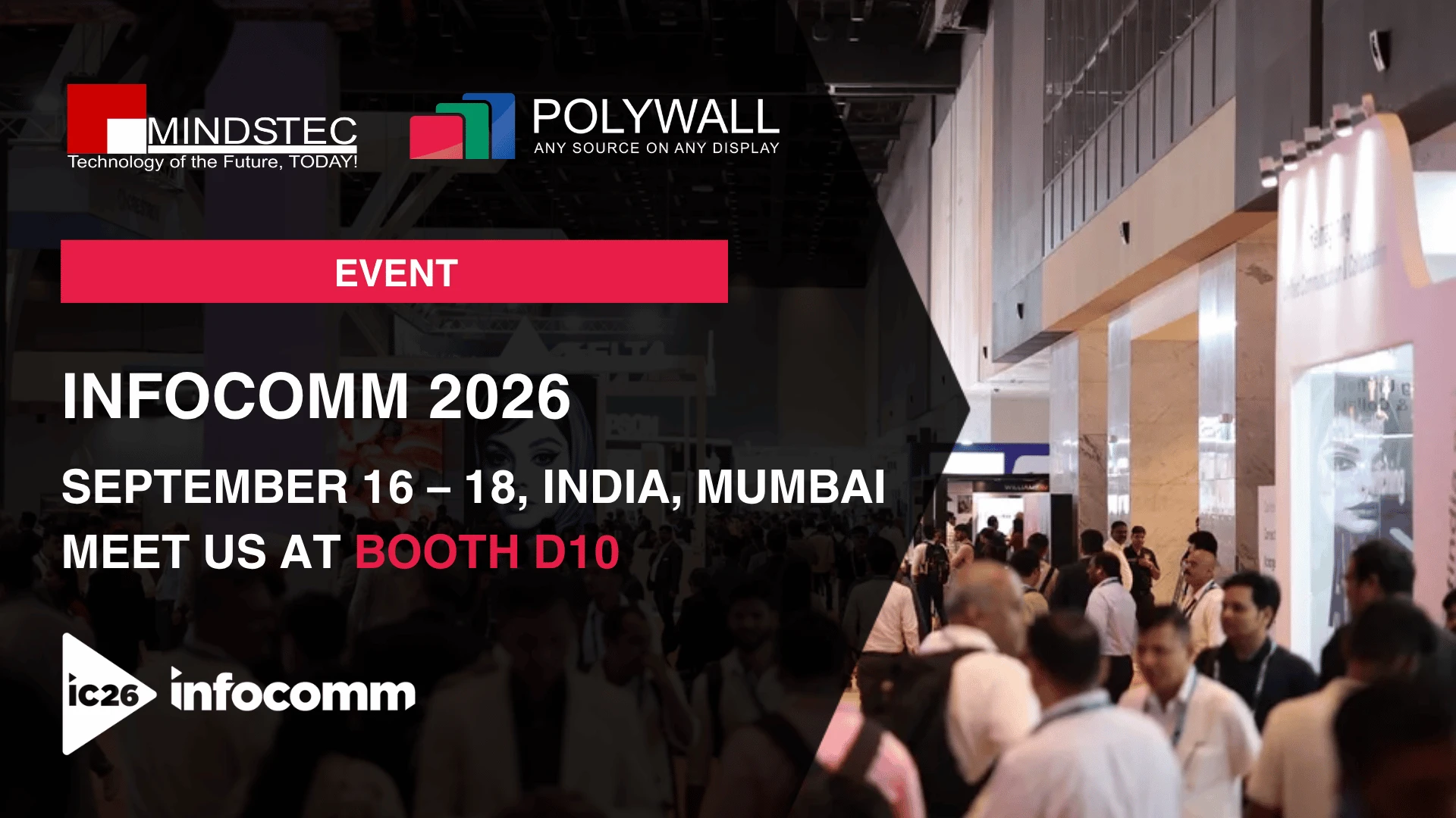 [September 16–18, 2026] Event: Meet Polywall at InfoComm India – Mumbai