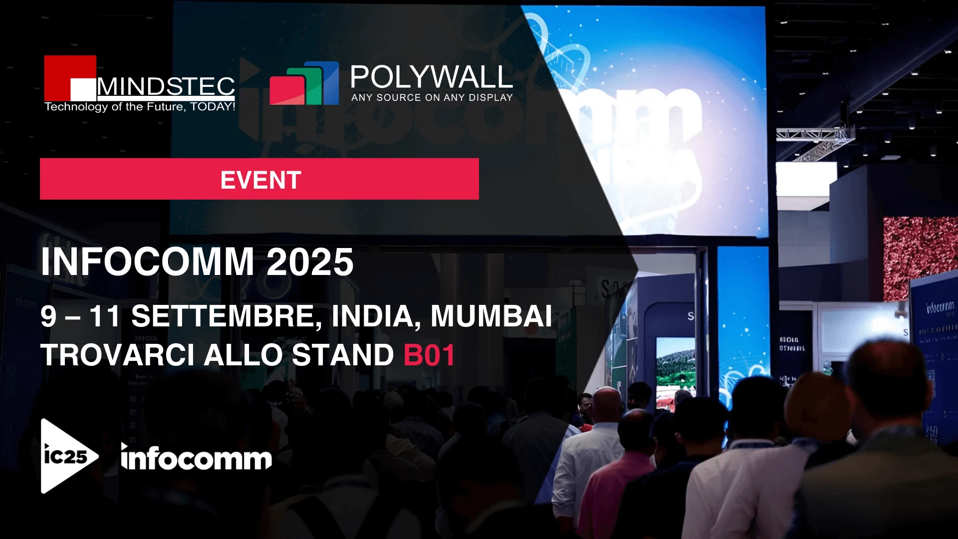 [9–11 Settembre 2025] Evento: Incontra Polywall a InfoComm India – Mumbai