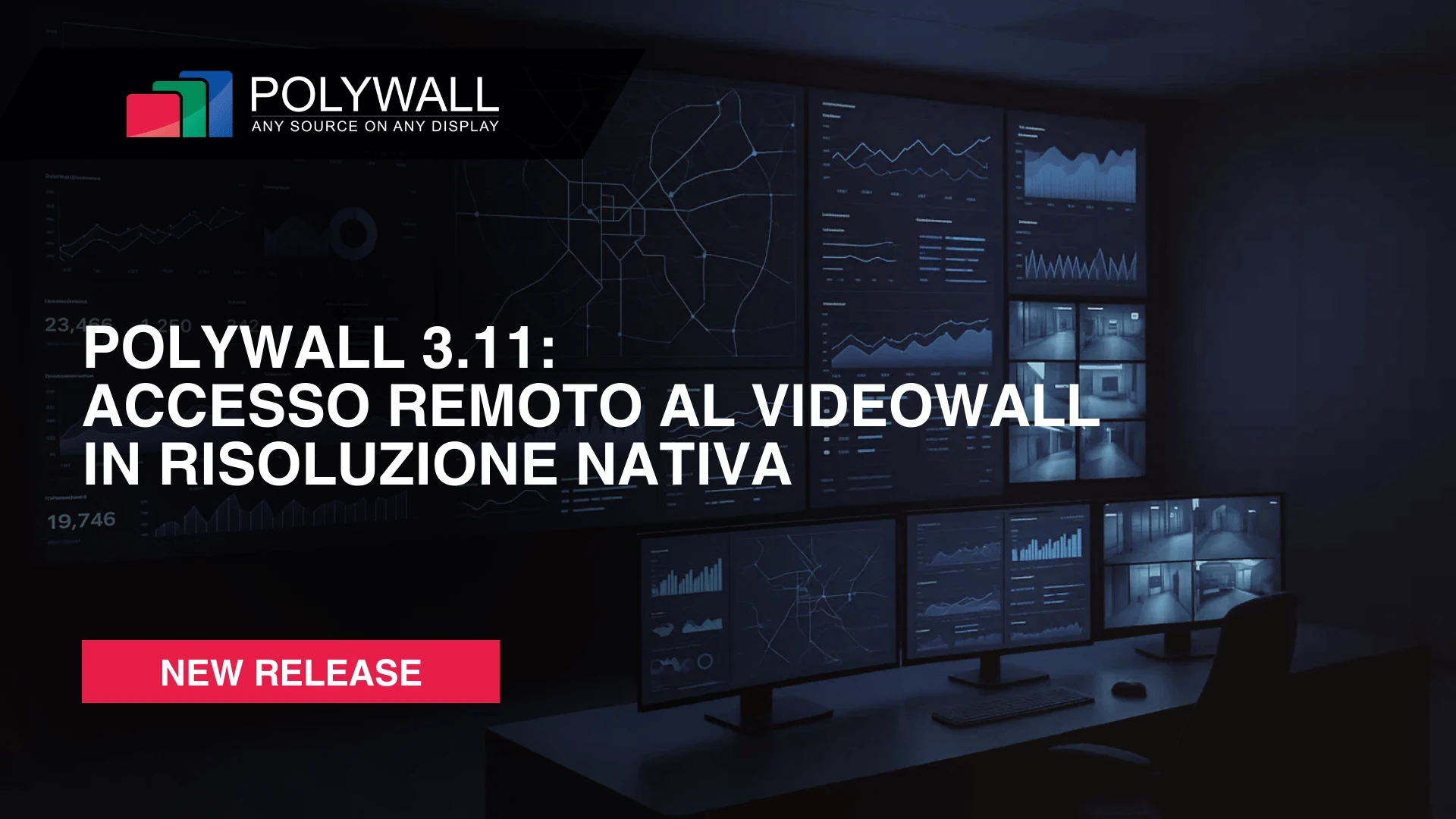 Polywall 3.11: Accesso Remoto ai Videowall in Risoluzione Nativa