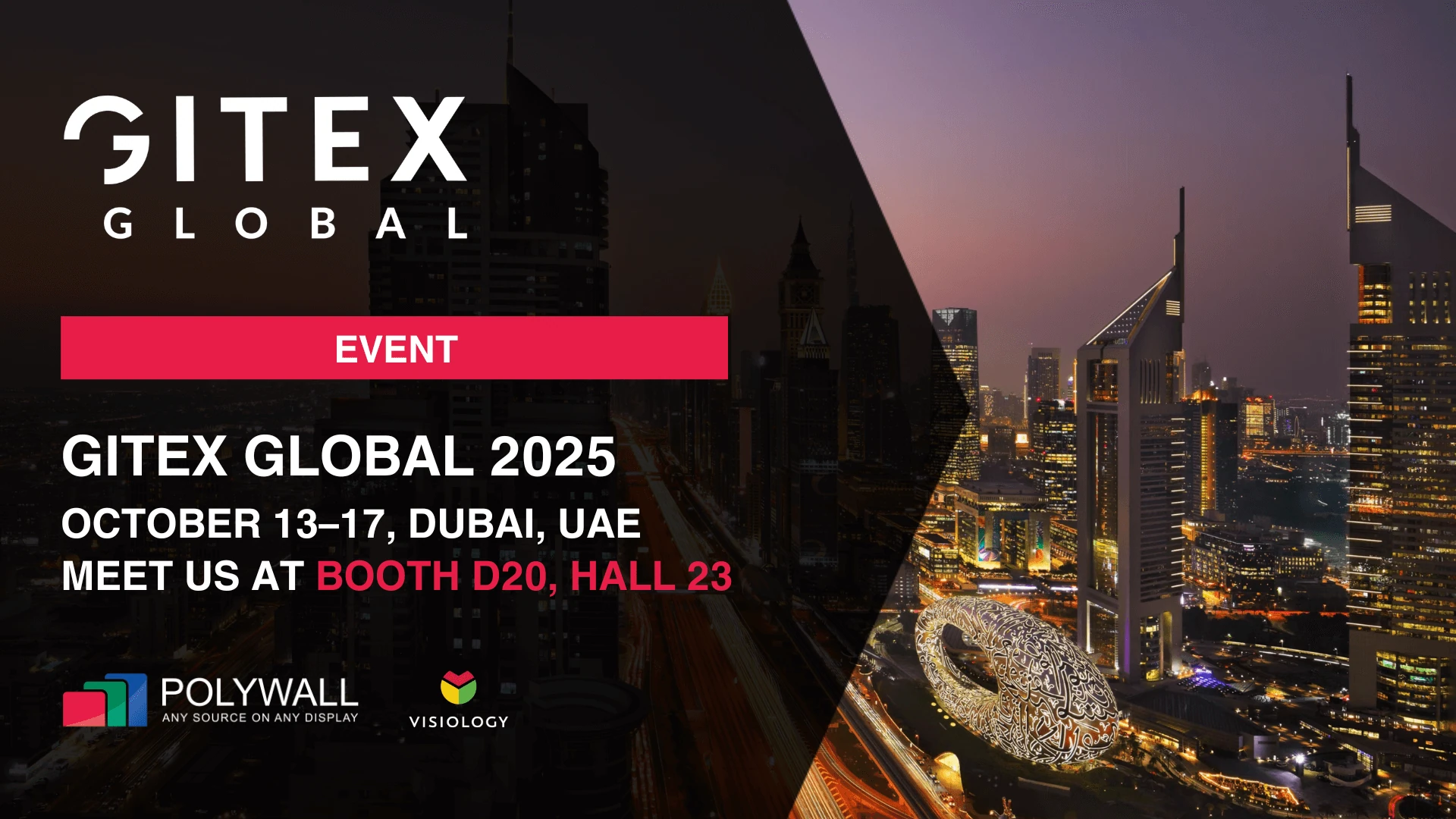 [October 13–17, 2025] Meet Polywall at GITEX Global – Dubai, UAE