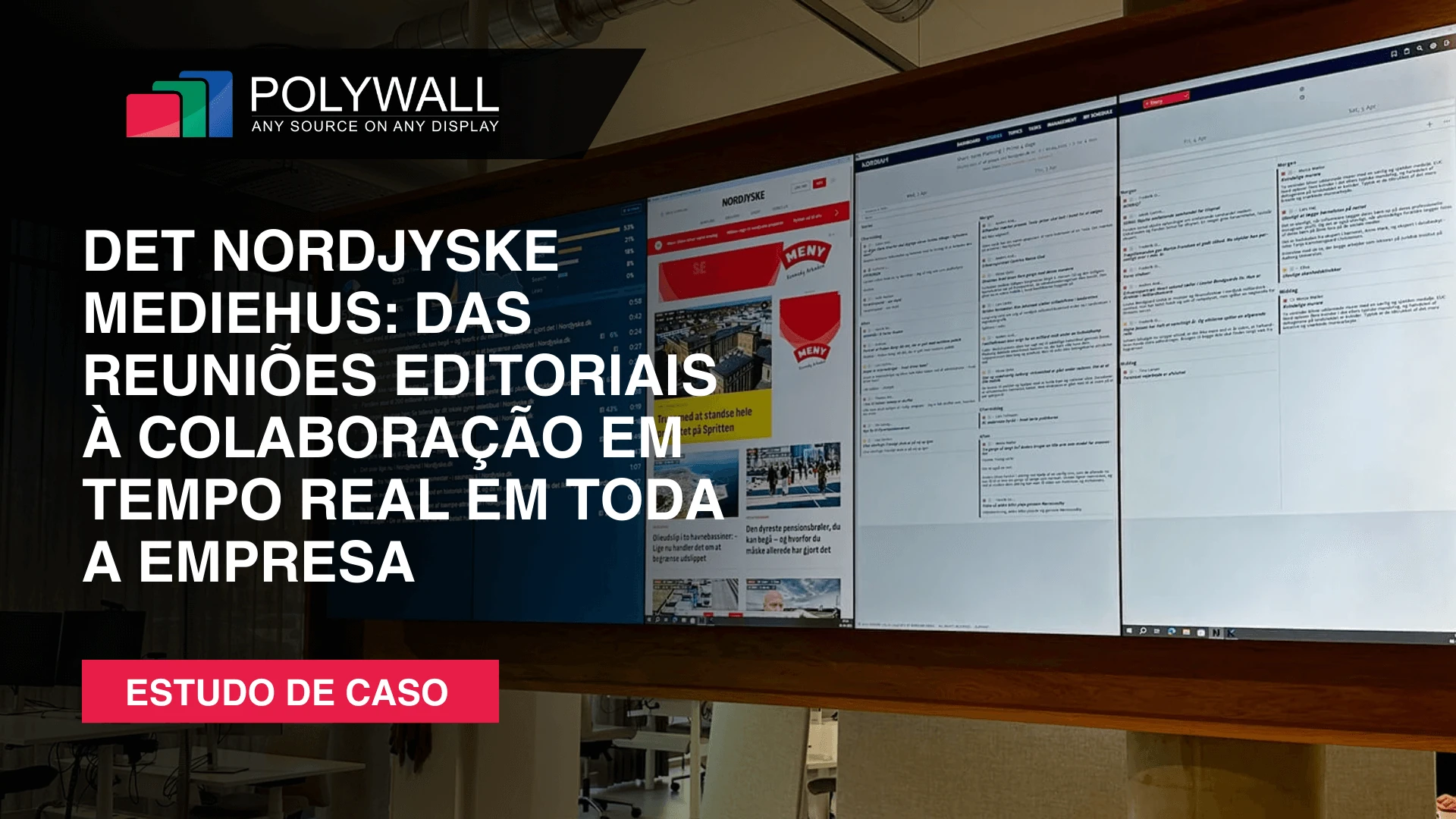 Novo Estudo de Caso: Líder de Mídia Dinamarquês Det Nordjyske Mediehus Transforma a Colaboração Editorial e Operacional com Polywall