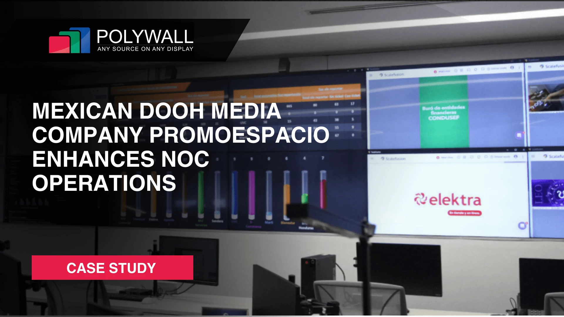 New Case Study: Mexican DOOH Media Company PromoEspacio Enhances NOC Operations with Polywall