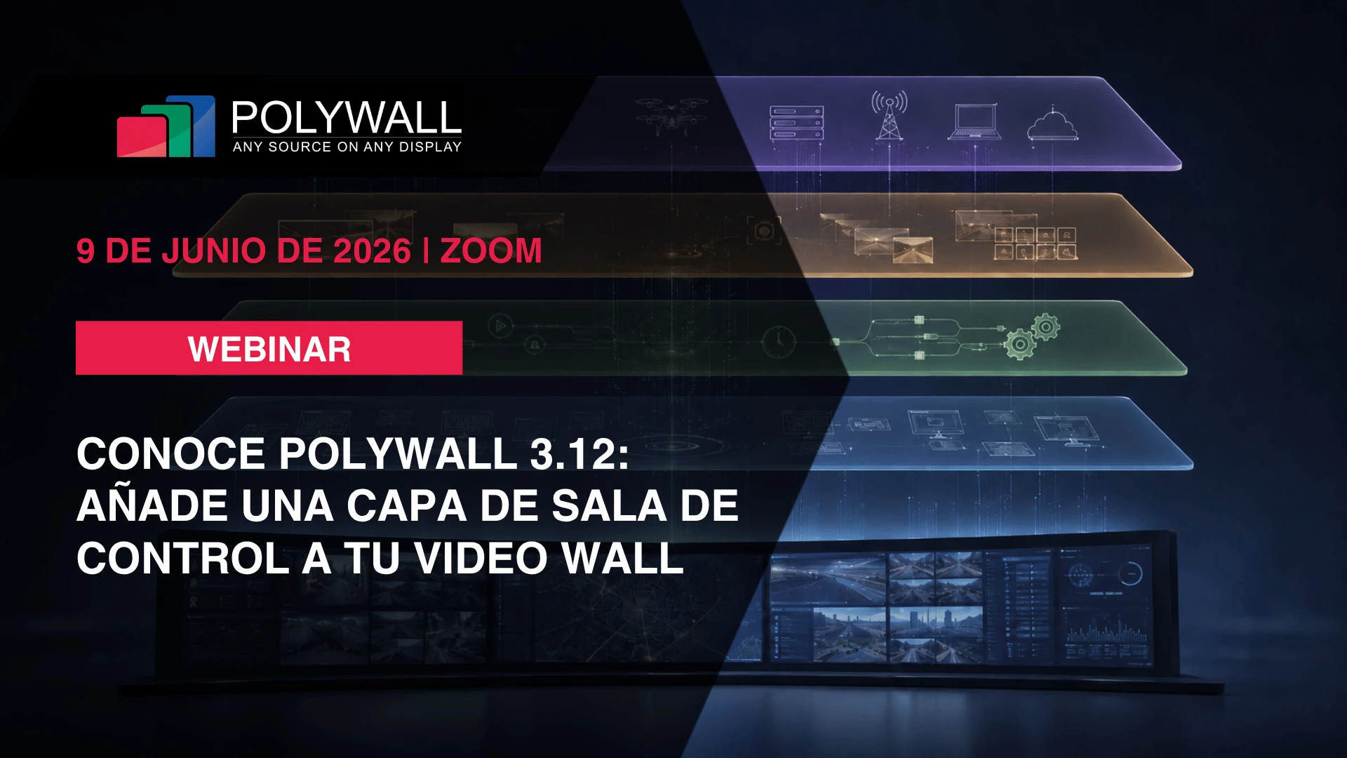 [9 de junio de 2026] Webinar: Conozca Polywall 3.12 – Añade una capa de control a tu videowall