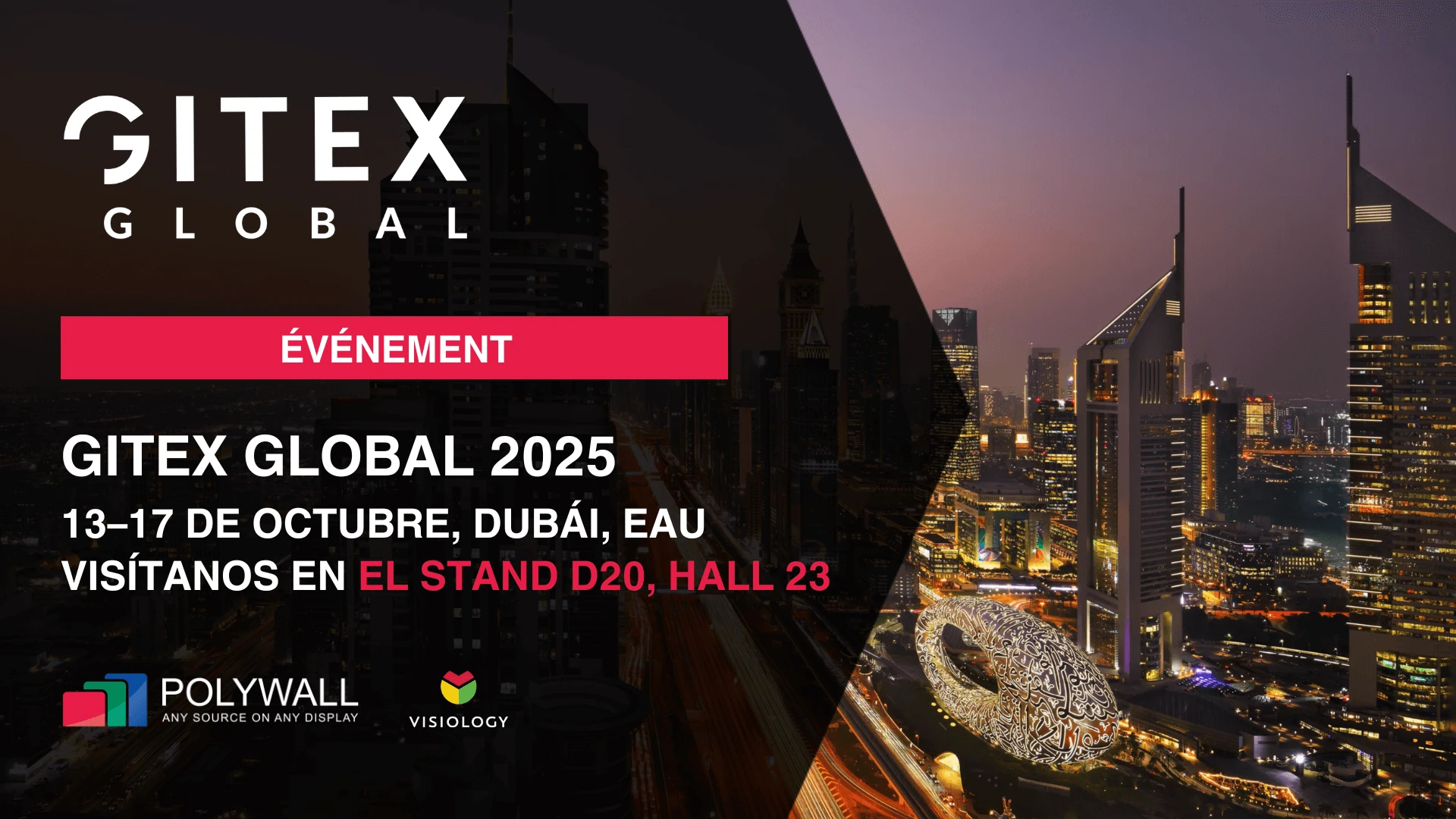 [13–17 de octubre de 2025] Conoce a Polywall en GITEX Global – Dubái, EAU